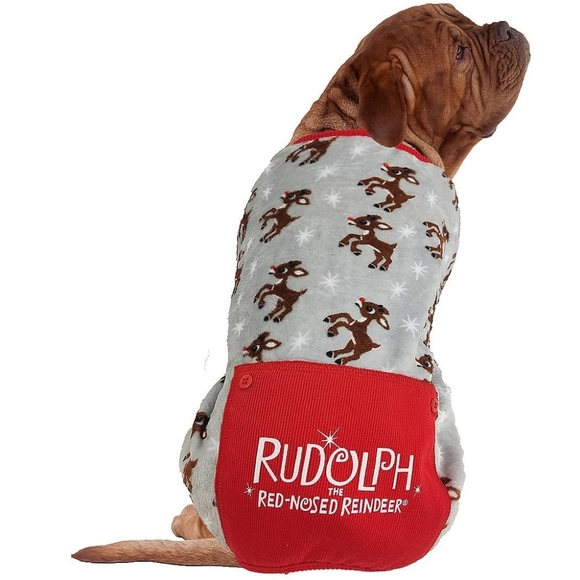 Rudolph Other - Rudolph red nose reindeer dog pjs pajamas sz xl nwt